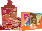 【New user benefits】Grenade High Protein, Low Sugar Bar -12 x 60 g( Box * 1)